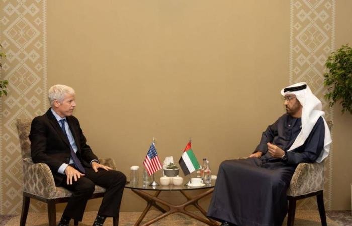 سلطان الجابر يبحث شراكات الطاقة والتكنولوجيا مع مسؤولين أمريكان