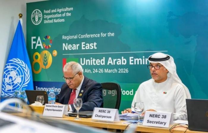 الامارات الان | الإمارات تترأس مؤتمر الفاو الإقليمي الـ 38 في 21 إبريل | عيون الجزيرة الامارات