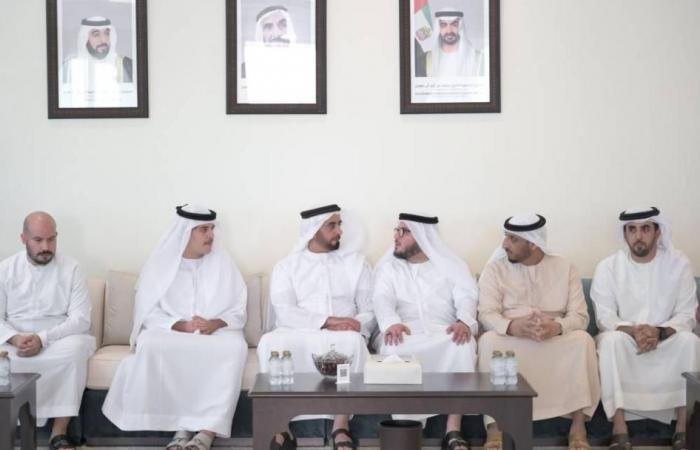 الامارات الان | سيف بن زايد يعزي في وفاة الشهيد محمد أزنيبلة | عيون الجزيرة الامارات