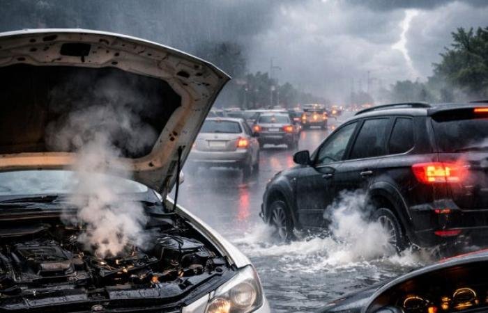 «المغامرة والاستعراض» خلال الأمطار تُغرق جيوب السائقين قبل المركبات