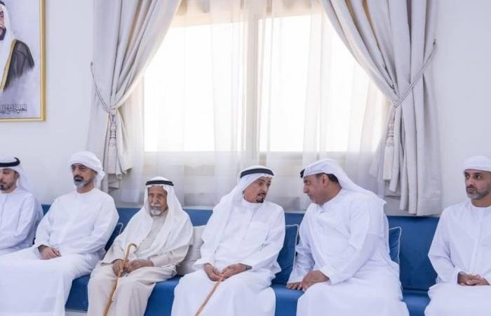 الامارات الان | النعيمي وولي عهده يقدّمان واجب العزاء في وفاة خلفان القمزي | عيون الجزيرة الامارات