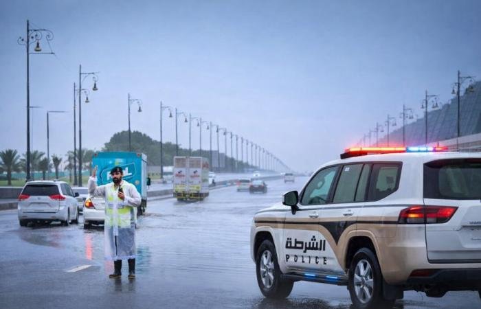 الامارات الان | شرطة الشارقة: صفر وفيات وإصابات بالمنخفض | عيون الجزيرة الامارات