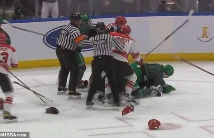 الرياضة الان | شجار في مباراة خيرية بين الشرطة والإطفاء | عيون الجزيرة الرياضي