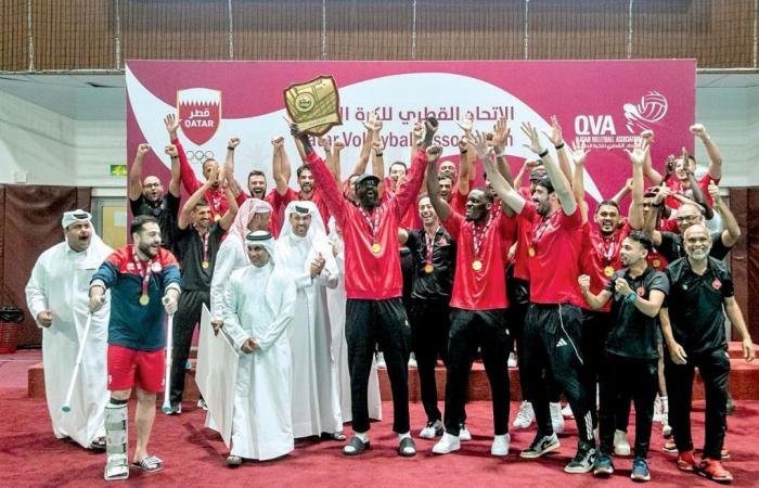 الرياضة في قطر | العربي بطلاً لدوري الطائرة | عيون الجزيرة الاخبارية