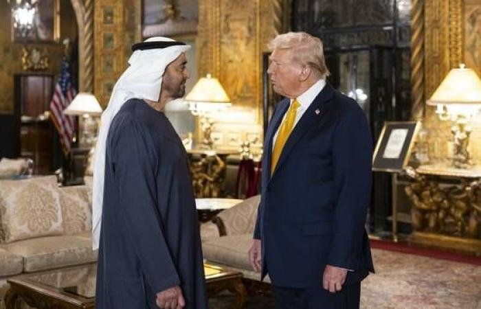 محمد بن زايد وترامب يبحثان هاتفياً تطورات التصعيد الإيراني وأمن الملاحة الدولية