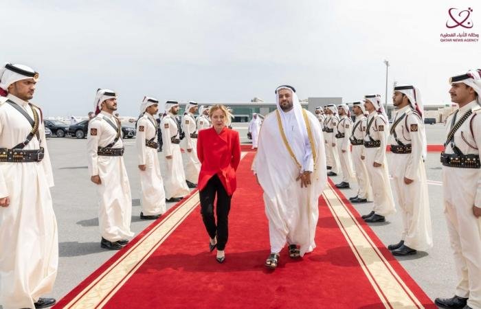 أخبار قطر | رئيسة الوزراء الإيطالية تغادر الدوحة | عيون الجزيرة قطر