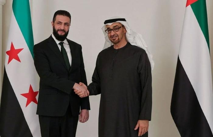 رئيس دولة الإمارات يبحث مع الشرع تطورات الأوضاع في المنطقة | عيون الجزيرة