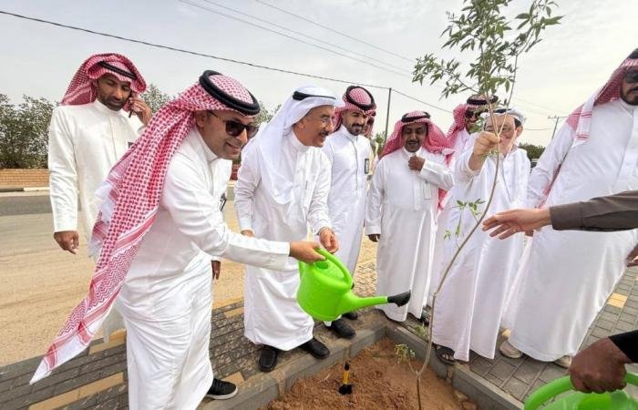 أخبار السعودية | تدشين المرحلة الـ 17 من مبادرة أرض القصيم خضراء برياض الخبراء | عيون الجزيرة السعودية الان