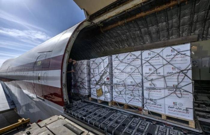 الامارات الان | الإمارات تغيث غزة بـ 100 طن مساعدات عاجلة (فيديو) | عيون الجزيرة الامارات