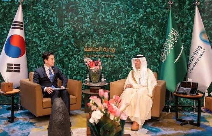 وزير الطاقة يبحث مع المكتب الرئاسي الكوري دعم استقرار الإمدادات