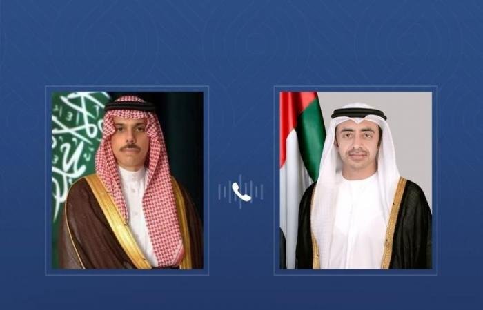الامارات الان | عبدالله بن زايد ووزير الخارجية السعودي يبحثان هاتفياً تطورات الأوضاع في المنطقة | عيون الجزيرة الامارات