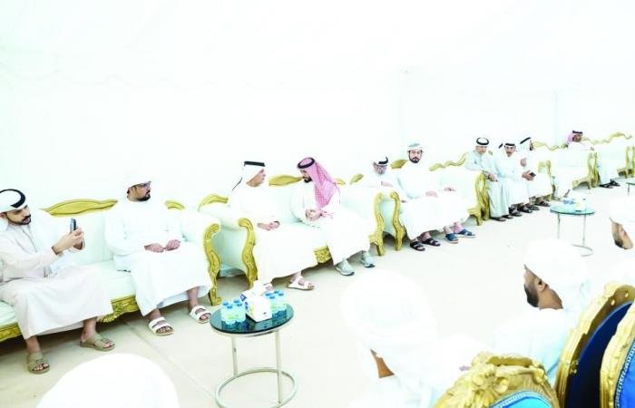 الامارات الان | سعود بن صقر يعزّي في وفاة حسين المنصوري وأحمد الحمادي | عيون الجزيرة الامارات