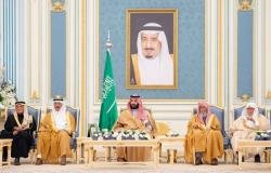 أخبار السعودية | ولي العهد يستقبل المهنئين بشهر رمضان المبارك | عيون الجزيرة السعودية الان