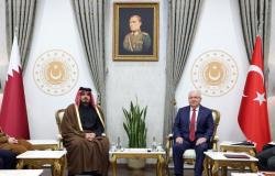 أخبار قطر |  الشيخ جوعان بن حمد يقدم التعازي لوزير الدفاع التركي | عيون الجزيرة قطر