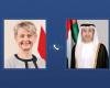 الامارات الان | عبدالله بن زايد ووزيرة خارجية بريطانيا يبحثان هاتفياً التطورات في المنطقة | عيون الجزيرة الامارات