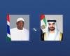 الامارات الان | محمد بن زايد ورئيس غامبيا يؤكدان ضرورة الوقف الفوري للأعمال العسكرية | عيون الجزيرة الامارات