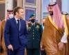 ولي العهد يتلقى اتصالاً من ماكرون لمناقشة التصعيد العسكري في المنطقة