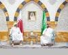 ولي العهد و أمير قطر يبحثان العلاقات الثنائية وتطورات الأوضاع الإقليمية