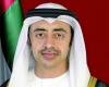 عبدالله بن زايد: ترسيخ دور الإمارات لدعم نظام عالمي مستدام