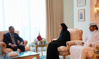 أخبار قطر | وزير الدولة للتعاون الدولي تجتمع مع السفير المصري | عيون الجزيرة قطر